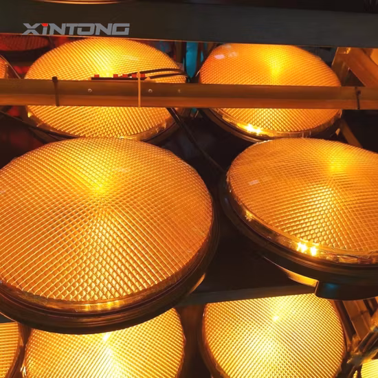 100V/280V Road Xintong por caja de cartón Luz de señal de tráfico de advertencia intermitente