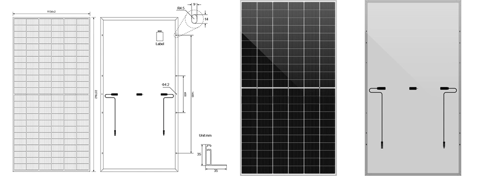 450W 545W 550W Mono Solar High Efficiency Perc Solar PV Mono Solar Panel with TUV