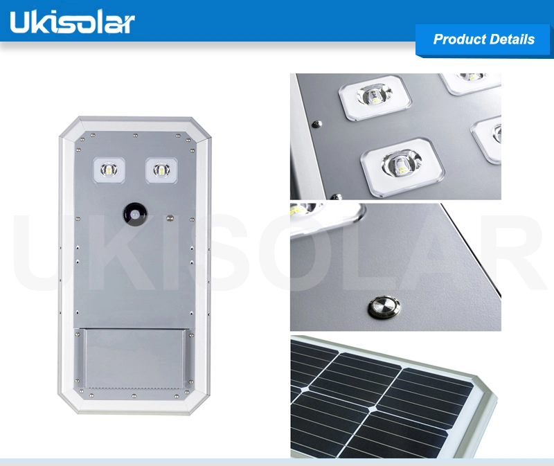 Ukisolar Uranus Series New Style All in One Integrated Smart Solar Streetlight IP65 Outdoor Lighting System