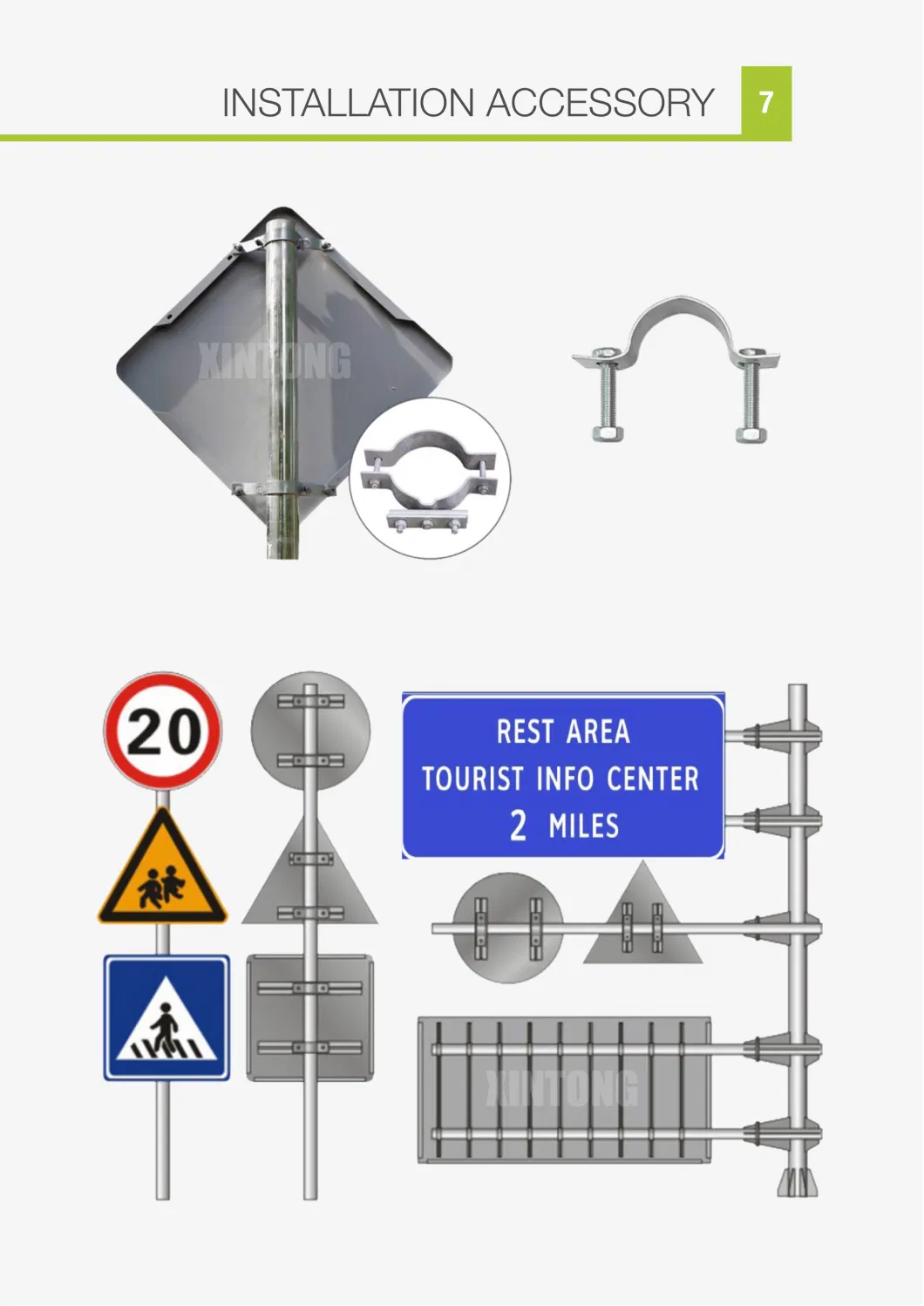 Custom Aluminum Composite Big Digit Speed Sign Safety Warning Reflective Signs Board Red Triangle Round Square LED Traffic Road Sign