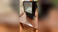 Proyector exterior de halogenuros metálicos negros IP65 250W 400W